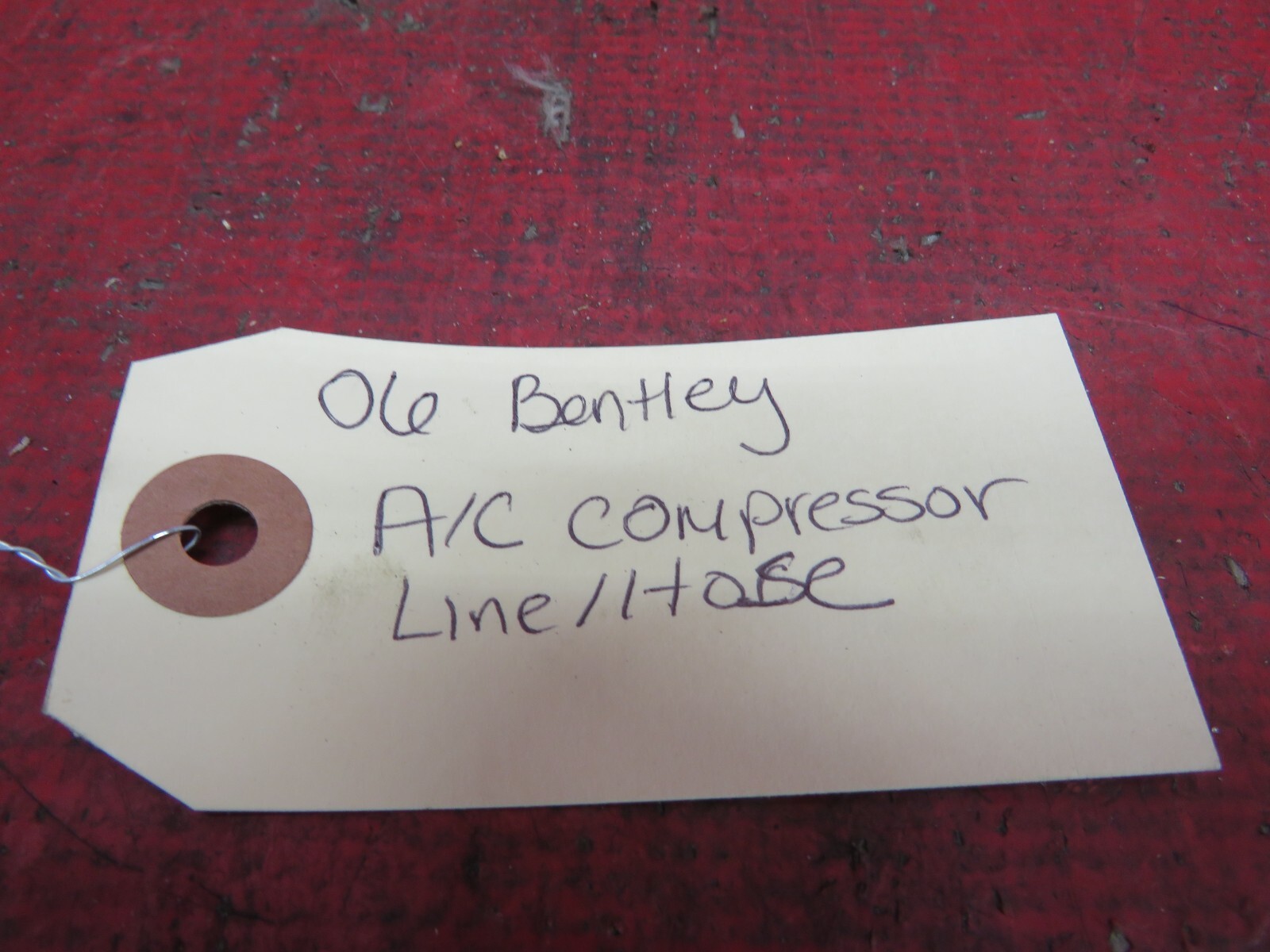 2006 BENTLEY FLYING SPUR A/C COMPRESSOR LINE