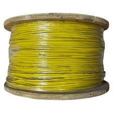 Deka 02540 Yellow 10 AWG Gauge Primary Wire Automotive Copper - 1000 FT - USA