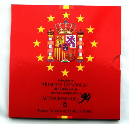 Spain-Juan Carlos I. Cartera oficial 1994 de la F.M.N.T. Conservacion SC/UNC. - Imagen 1 de 2