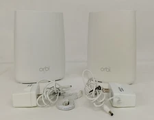 NETGEAR Orbi AC3000 Tri-Band Mesh Wi-Fi System (2-pack) RBK50 - White - U