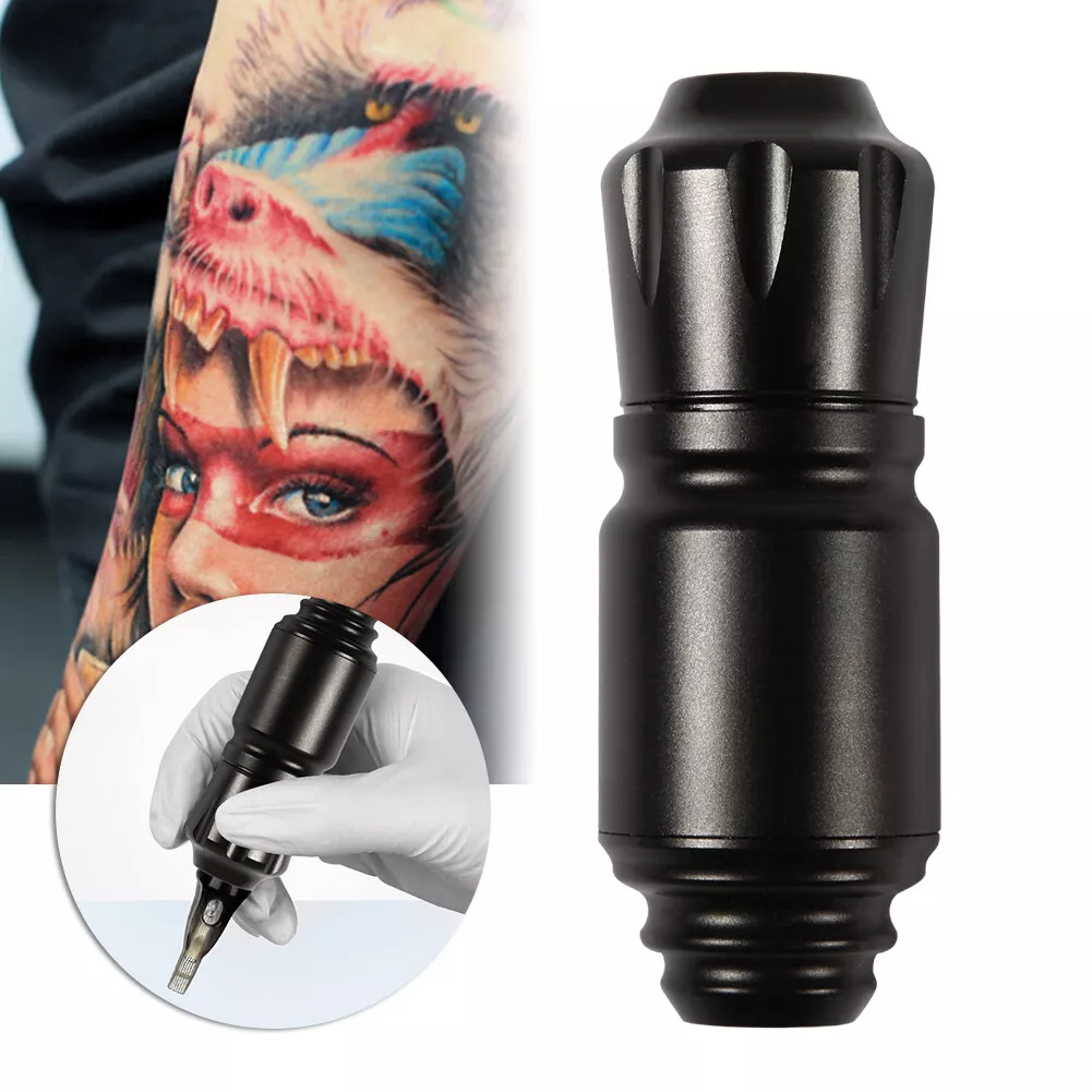 Rocket Tattoo Machine Pen RCA Interface Rotary Black for Starter Practice #A