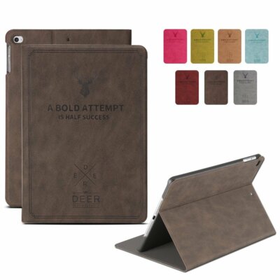 iPad 10.2'' 8th 7th Gen 10.9 Pro 9.7 11 10.5 Case Anti-Dust Shell Cover Coffee