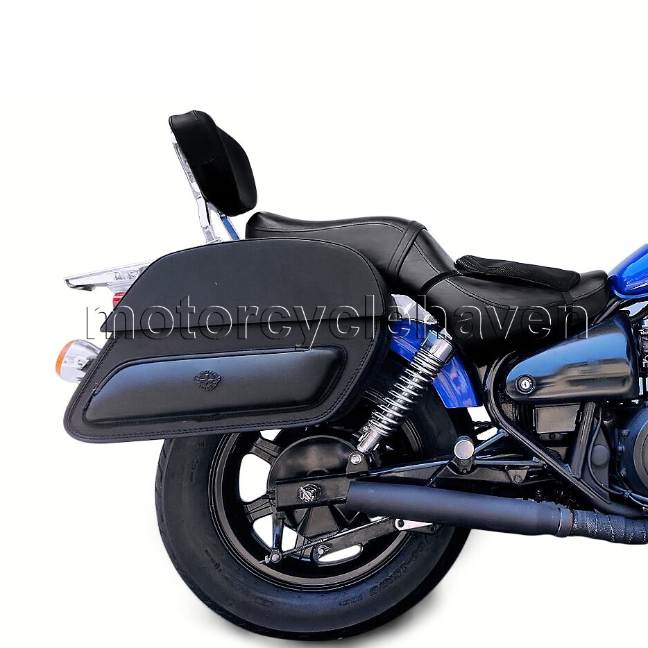 Chrome Sissy Bar Backrest with Luggage Rack for Kawasaki Vulcan