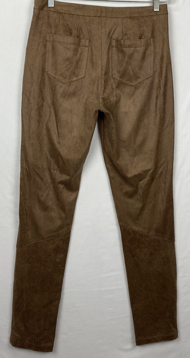 Nanette Lepore Women Size 10 Brown Stretch Faux S… - image 4