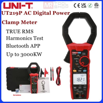 UNI-T UT219P Digitale Stromzange AC TRMS mit Oberwellen,Leistungs Energiemessung