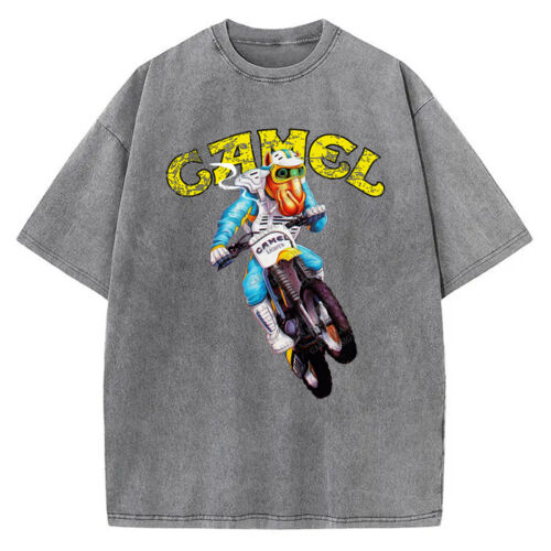 Camiseta Joe Camel Joe Camel Dirt Bike Supercross De Colección AD Camiseta Gráfica Personalizada - Imagen 13 de 13