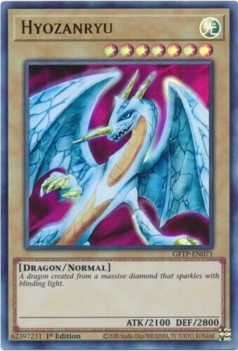 Hyozanryu GFTP-EN071 Ultra Rare 1st ed Ghost From The Past yugioh - Picture 1 of 1
