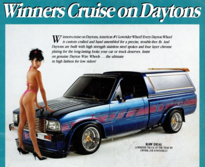 1990 Dayton Wire Wheels Dayton Ohio Vintage Lowrider Full Page