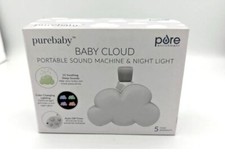 Pure Enrichment Baby Cloud Portable Sound Machine And Night Light Color Change