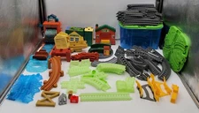 Huge Lot Thomas & Friends Trackmaster Motorized Engines,  Cars and Track LOOK!