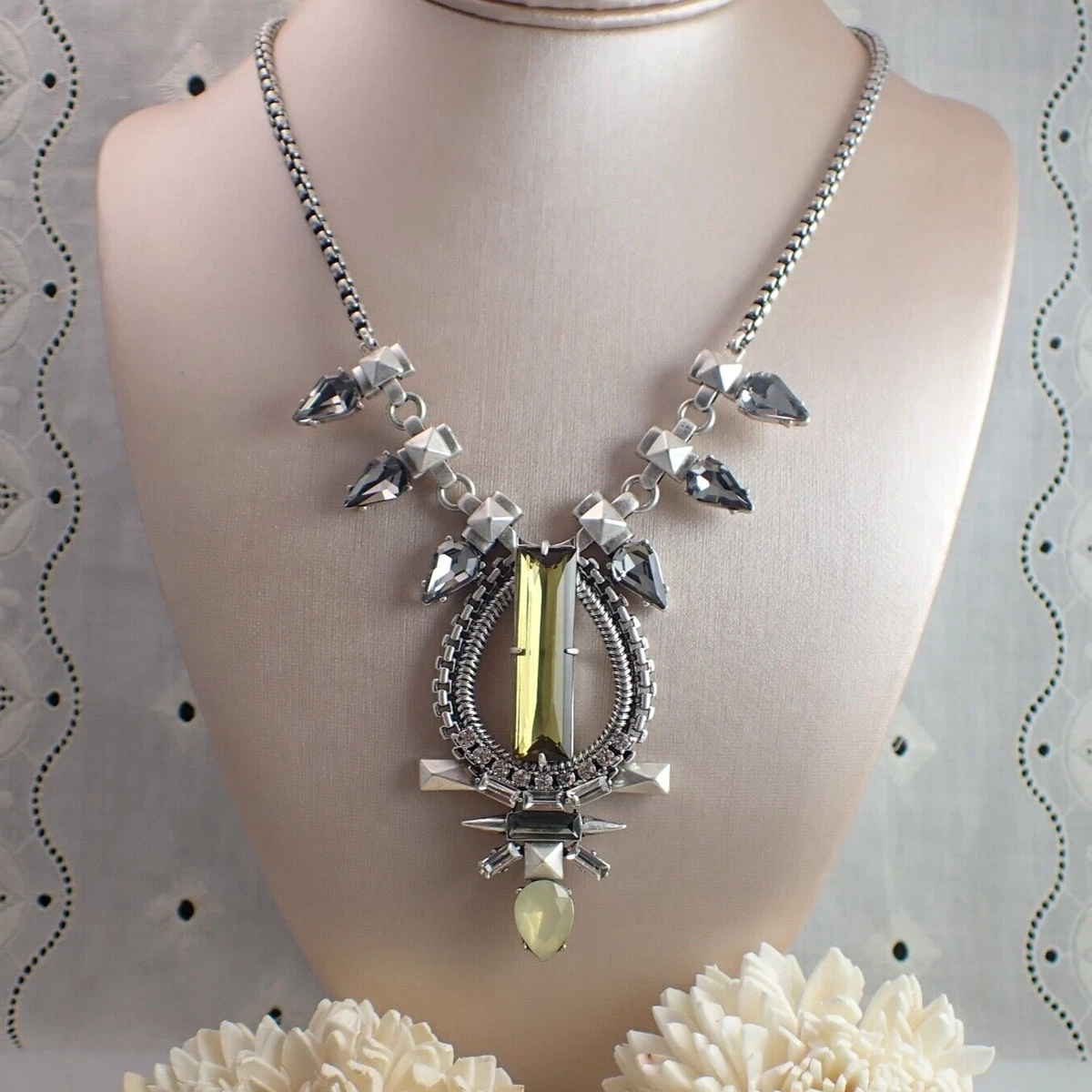 Stella dot shop initial necklace
