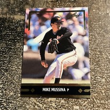 1991 LEAF MIKE MUSSINA BC12 HOF RC GOLD ROOKIES BASEBALL BALTIMORE ORIOLES