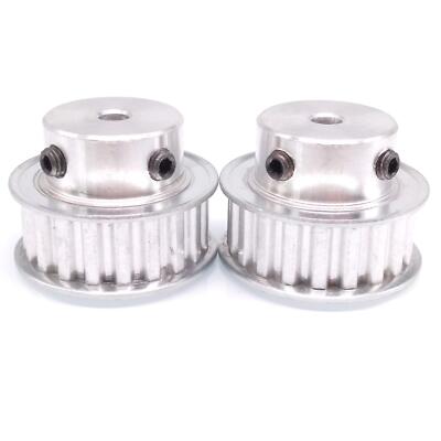 2pcs XL 20T Timing Belt Pulley Synchronous Wheel 5mm Bore For 10mm Width Belt