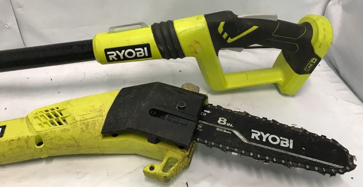 Ryobi P4360 One 8 in. 18 volt 9.5 ft. Cordless Electric Pole Saw F
