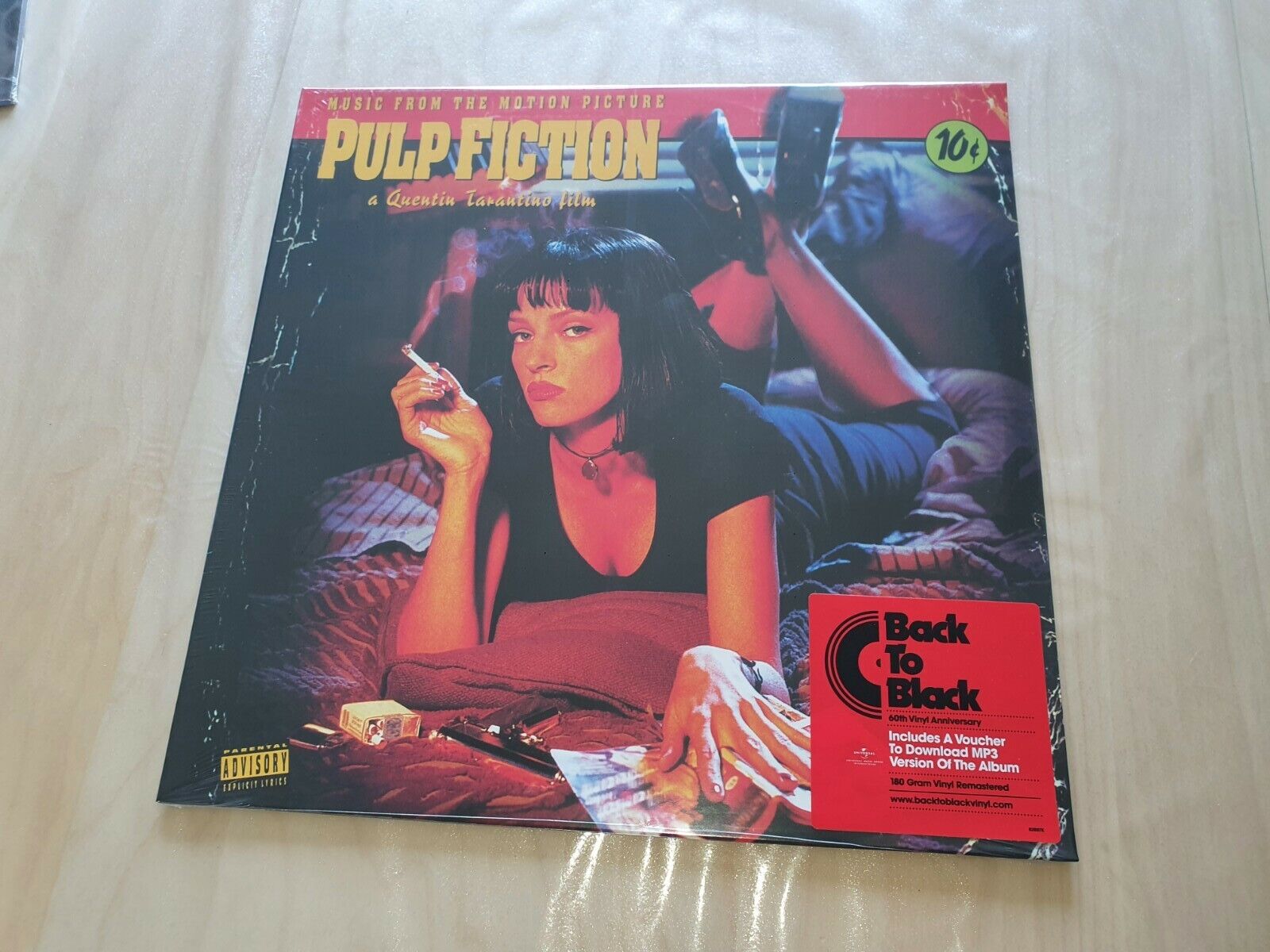 Pulp Fiction BACK TO BLACK 180 g Vinyle LP Bande Originale Neuf