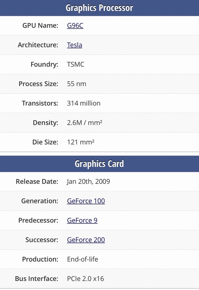 Genuine Apple Mac Pro  NVIDIA GeForce GT120 512MB DVI Mini DP Graphic Card - Image 2 of 2