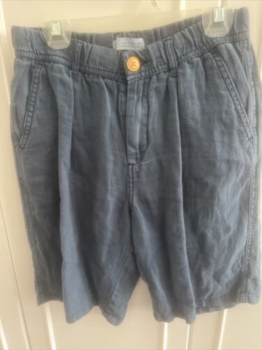 Zara Boys shorts 11-12 Linen Navy Shorts Kids Xl - Picture 3 of 20