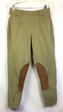 Tailored Sportsman English Riding Tan Zip Breeches Women 30" Waist, Inseam 25"