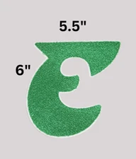 Vintage Philadelphia Eagles Patch 70'S - 80'S Chenille 6-Inch Letterman Jacket