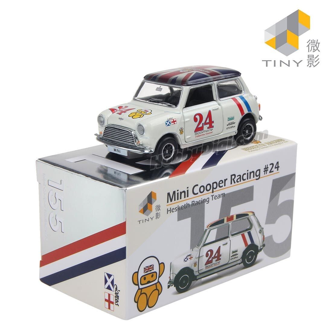 801-556 タイニー ミニクーパー Racing #24 NO.155 Tiny Mini Cooper Racing 24 No.155 J08-1-556 | eBay