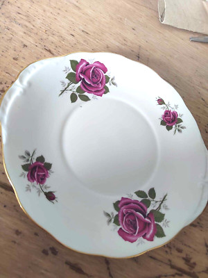Knochenporzellan, Gainsborough, 10 Zoll,,, Royal Kent, Blumenteller/Rose Magenta