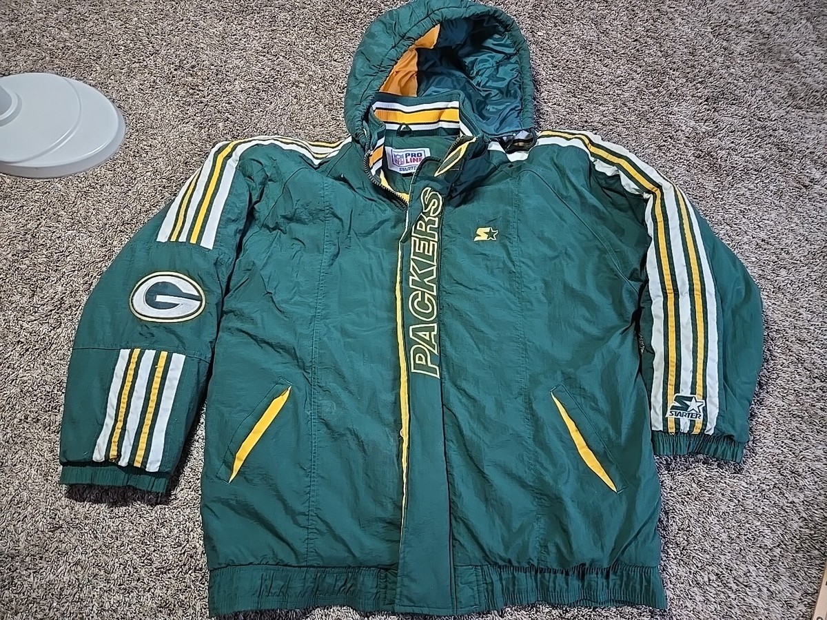 Vintage Green Bay Packers Starter Pro Line Full Zip Jacket Vintage Green Bay Packers Starter Pro Line Full Zip Jacket