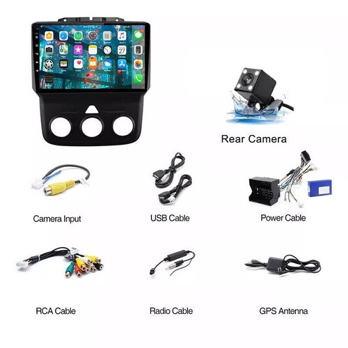 Carplay GPS Car Radio For 2013-18 Dodge Ram 1500 2500 3500 Android 13 Stereo BT - Foto 2 di 13