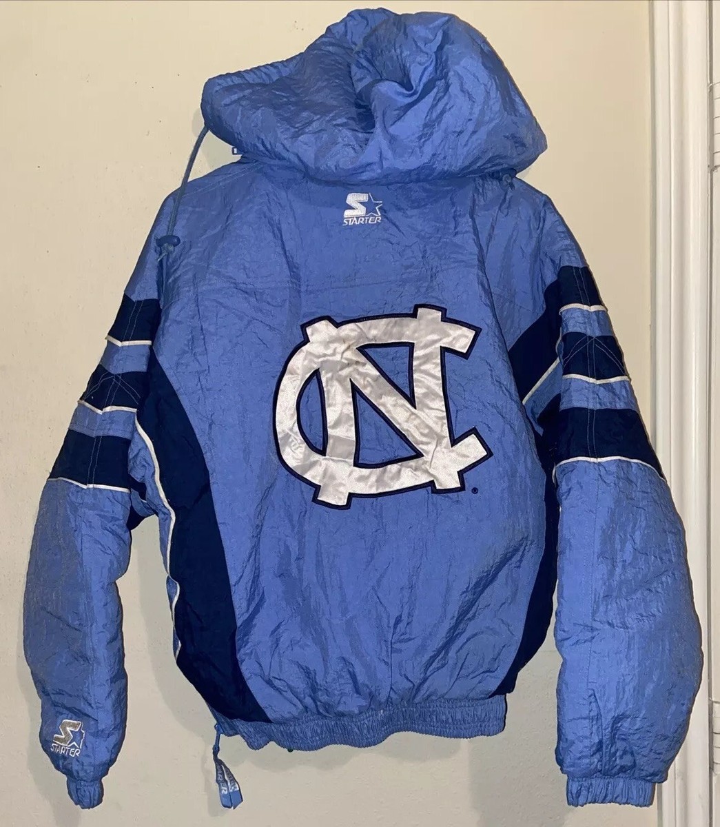 STARTER ノースカロライナ tarheels 中綿ジャケット　ローライダー North Carolina Tarheels Jacket NCAA Starter Men's S Football Blue