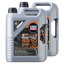 Motoröl Top Tec 4210 0W-30 LIQUI MOLY 2X 5 Liter für Skoda Volvo VW Smart Subaru