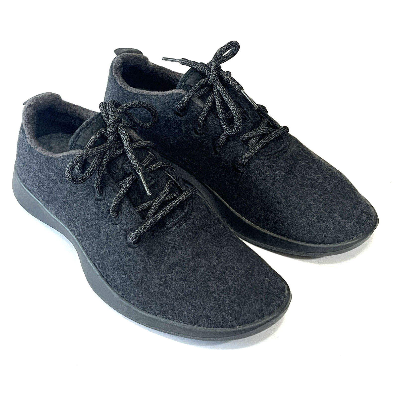 SAOLA Scarpe da corsa Allbirds lana uomo taglia 10 grigio antracite suola nera sneakers da corsa