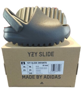 Adidas Yeezy Slide Infant Size 7k 'Dakony' ID5106 