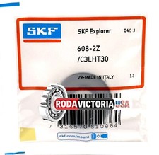 SKF 608 2Z/C3 LHT30 DEEP GROOVE BALL BEARING, METAL SHIELDED 8x22x7mm