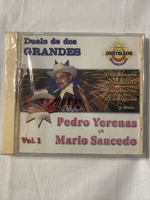 Duelo de los Grandes- Predro Yerenas vs. Mario Saucedo Vol. 1- CD!!!  New!!!