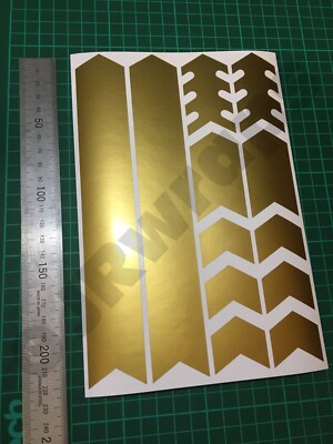 Rahmenschutz Set Aufkleber Decals Schutz ROLLER FAHRRAD BMX MTB GLANZ GOLD