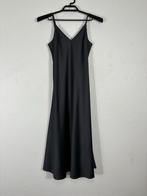 Vanessa Zani Slip Dress Size Small Gray Sleeveless Strappy V-Neck Italy Y2K | eBay Vanessa Zani Slip Dress Size Small Gray Sleeveless Strappy V-Neck Italy Y2K | eBay