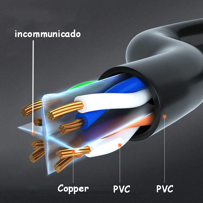 CAT6 RJ45 Cable Network LAN Patch Lead Fast Speed Router to PC