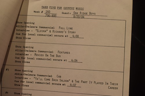 RALPH EMERY INTERVIEWS "TAKE FIVE" RADIO SHOW EXILE/Oak Ridge Boys/S.West - Picture 6 of 6