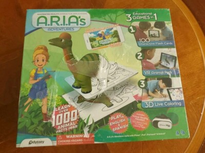 ARIA's Adventures Interactive games Virtual Reality Headset  Animals...