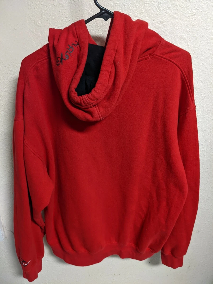 Red sales hurley hoodie