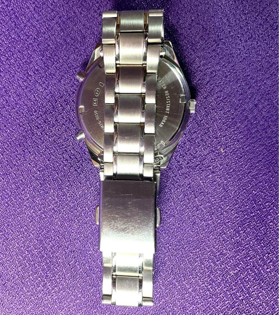 Dancing Hands Complete Beauty Seiko Auto Calendar Alarm 6m26 8050