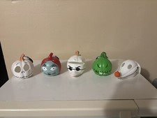 Disney Nightmare Before Christmas Halloween Mini Light Up Pumpkins.  NEW
