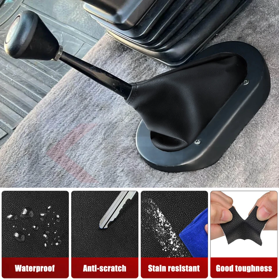 Fits 1984-1993 Dodge W150 W250 W350 Shifter Shift Boot Replacement Cover Black Foto 2 de 4