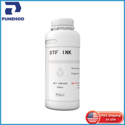 PUNEHOD 500ml White DTF Printer Ink For PUNEHOD Procolored L1800/R1390/L800