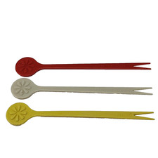 Vintage United Airlines Drink Cocktail Garnish Olive Stir Swizzle Sticks Barware