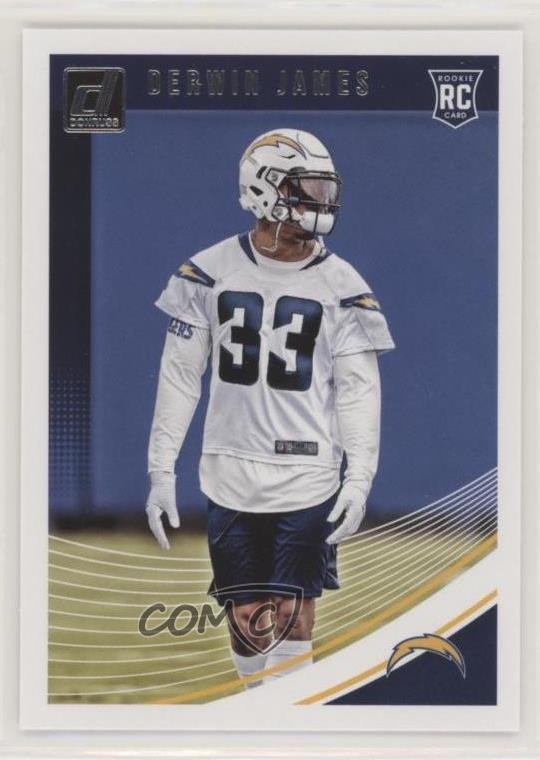 2018 Panini Donruss Rookie Aqueous Test Derwin James #358 Rookie RC