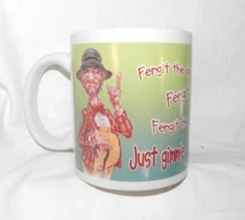 Leanin' Tree 2002 Ceramic “Just Gimme A Regular Coffee” Mike Scovel Mug Cup