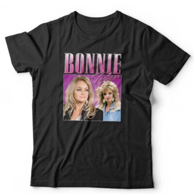 Bonnie Tyler T-Shirt Wertschätzung Unisex Hommage Throwback Hirsch Henne tun lustig walisisch