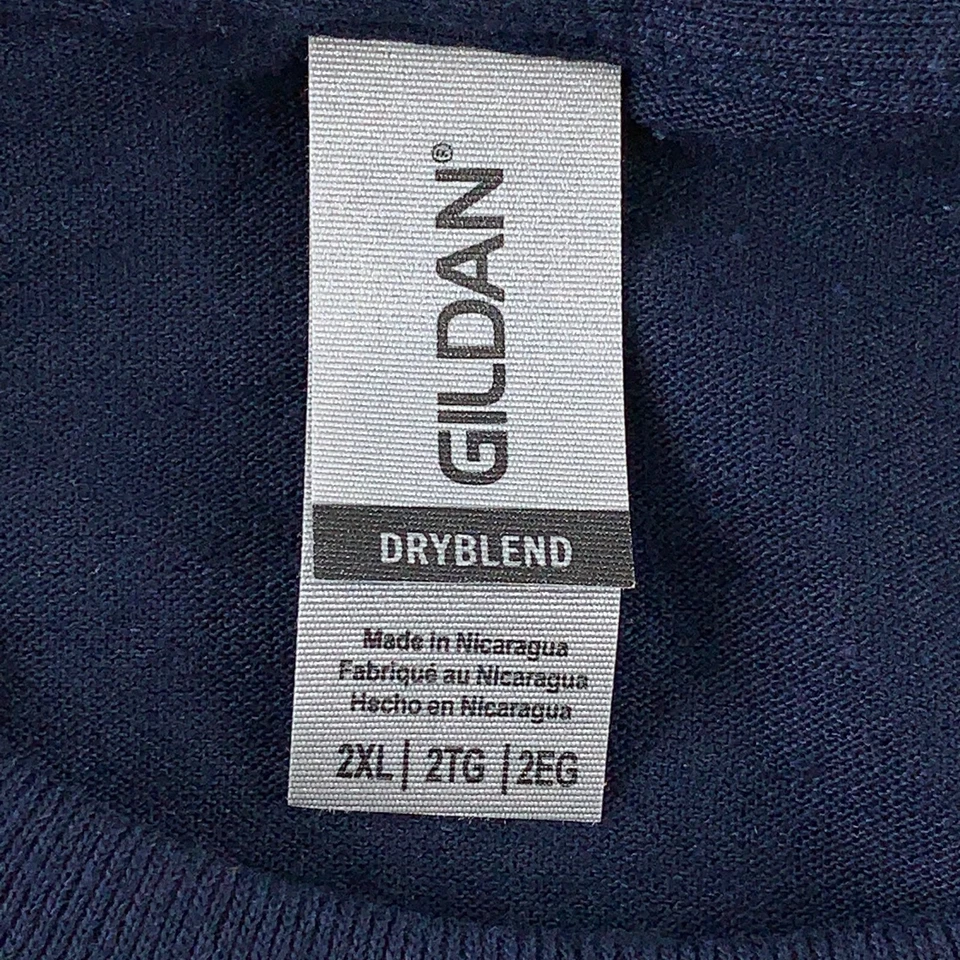 Camiseta Gráfica Gildan Masculina Tamanho 2XL Navy Vanguard Companies Valores Fundamentais Nova - Imagem 2 de 4