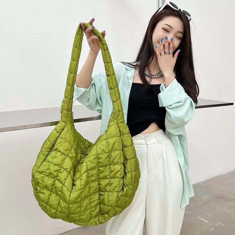 Big Tote Women Pleated Large Handbag Fashion Shoulder Crossbody Bags Bag Purses
