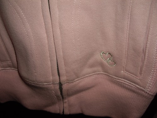T18 NWT Girls Size 5 Greendog Macy's Pink Hooded Zip Up Jacket Sweatshirt TWINS? - Picture 4 of 7